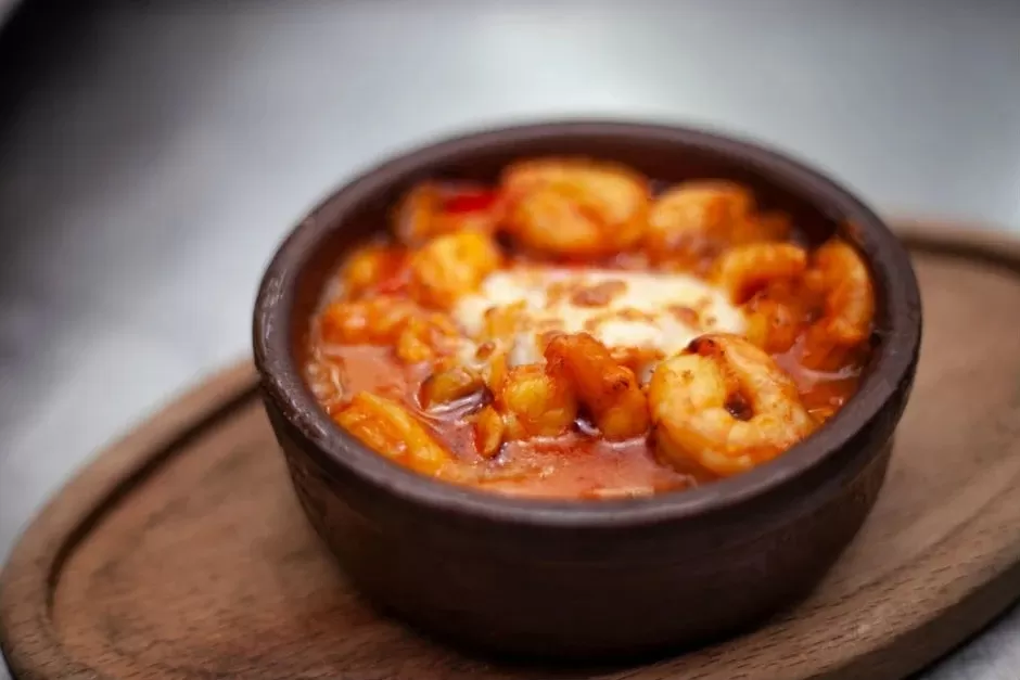 Domates Soslu Karides 